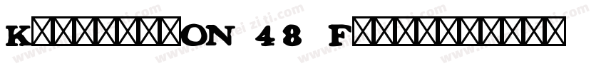 KnockoutON 48 Feath字体转换